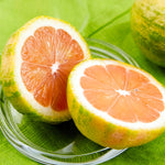 Juice is mostly clear despite the pink flesh